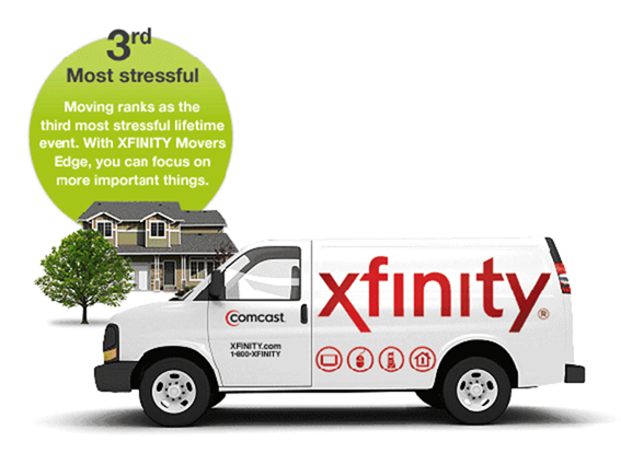 Moving is stressfull, let Xfinity help take some of the stress away Moving is stressfull, let Xfinity help take some of the stress away
